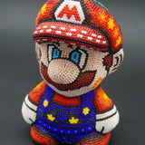 Mario Bros. Mario - Mexican Huichol Art