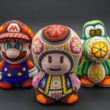 Mario Bros. Mario - Mexican Huichol Art