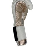 Bayoneta Premium Multilayer Horse Hair Gloves - White/ Metallic Rose Gold