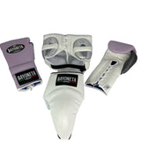 Full Sparring Set - Lila/ Oxford/ White/ Metallic Silver