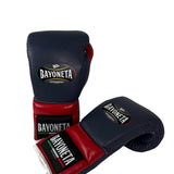Bayoneta MX Latex Gloves - Blue Indigo/ Red