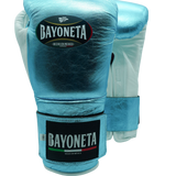 Bayoneta Premium PUL HH - Aguamarina Metálico/ Blanco Perla