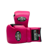 Bayoneta Premium MX - Guantes de Entrenamiento de Látex - Rosa Neón/ Negro