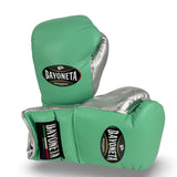 Bayoneta Premium Multicapa HH - Verde Menta/ Plateado Metálico