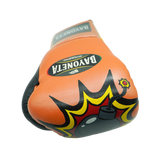 Bayoneta Premium PuLat Horse Hair Gloves - Exclusive Custom "Inspired by Bam Rodriguez" Hand Painted - Orange