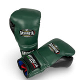 Bayoneta Premium Multilayer Horse Hair Gloves - Pine Green/ Black