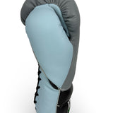 Bayoneta Premium Multilayer Horse Hair Gloves - Light Gray/ Sky Blue