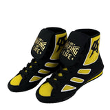 No Boxing No Life - Canelo Edition - Boxing Boots Black/ Yellow