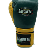 Bayoneta MX Horse Hair Gloves - Pine Green/ Caramel Gold