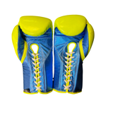 No Boxing No Life Guantes de Entrenamiento - Verde Azulado Metálico/ Blanco