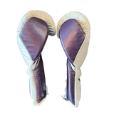 Bayoneta MX Latex Gloves - White/ Purple