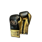 No Boxing No Life Fight Gloves - Black/ Gold