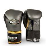 Bayoneta Premium PuLat Horse Hair Gloves - Grey Oxford/ Metallic Gold/ Black