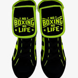 No Boxing No Life - Canelo Edition - Boxing Boots Black/ Neon Yellow