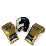 Sparring Set - Metallic Gold/ White/ Black