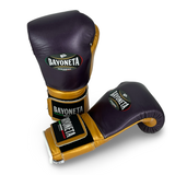 Bayoneta MX Latex Gloves - Purple/ Caramel Gold