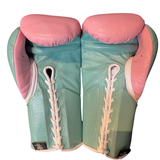 No Boxing No Life Fight Gloves  - Pink/ Tiffany/ White