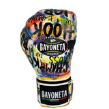 Bayoneta Premium PuLat Horse Hair Gloves - Exclusive Custom Pop Art “Boxing” Hand Painted - White