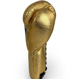No Boxing No Life Fight Gloves  - Metallic Gold