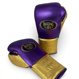 No Boxing No Life Training Gloves - Royal Purple/ Metallic Gold