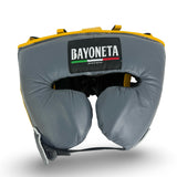 Bayoneta Professional Headgear with Cheeks - Gray/ Yellow