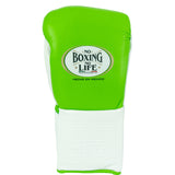 No Boxing No Life Training Gloves - Apple Green/ White