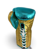 Bayoneta Premium MX - Guantes de Pelo de Caballo - Aqua Metálico