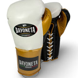 Bayoneta Premium Multicapa HH - Azul Eléctrico/ Blanco/ Dorado Metálico