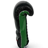 Bayoneta Premium Multilayer Horse Hair Gloves - Black/ Metallic Green/ Metallic Red