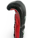 Bayoneta Premium Multilayer Horse Hair Gloves - Black/ Metallic Red