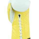No Boxing No Life Training Gloves - White/ Yellow