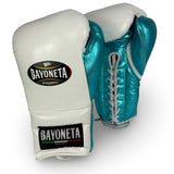 Bayoneta Premium Multicapa HH - Blanco/ Aguamarina Metálico