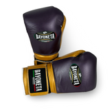 Bayoneta MX Latex Gloves - Purple/ Caramel Gold