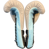 Bayoneta Premium Multilayer Horse Hair Gloves - Light Gray/ Sky Blue/ Black
