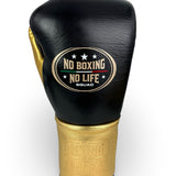 No Boxing No Life Guantes de Entrenamiento - Negro/ Dorado
