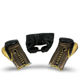 Sparring Set - Black/ Metallic Gold/ Metallic Cedar Brown