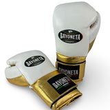 Guantes de pelo de caballo Bayoneta Premium PuLat - Blanco/ Metálico