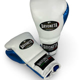 Bayoneta Premium Multilayer Horse Hair Gloves - White/ Metallic Blue
