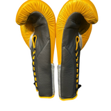 No Boxing No Life Training Gloves - Caramel Gold/ Silver/ Black