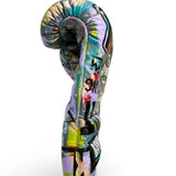 Bayoneta PuLat Gloves - Exclusive Custom Urban Art "Boxing” Hand Painted