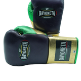 Bayoneta Premium PuLat Horse Hair Gloves - Purple/ Metallic Gold/ Metallic Green