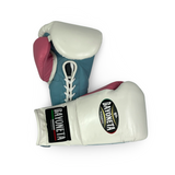 Bayoneta MX Latex Gloves - White/ Sky Blue/ Baby Pink