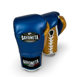 Bayoneta MX Latex Fight Gloves -  Electric Blue/ Caramel Gold