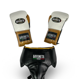Sparring set - White/ Black/ Caramel Gold