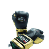Bayoneta Premium PuLat Horse Hair Gloves - Black/ Metallic Gold