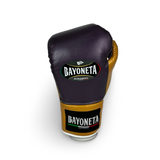 Bayoneta MX Latex Fight Gloves -  Purple/ Caramel Gold