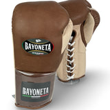 Bayoneta Premium PuLat Horse Hair Gloves - Brown/ Cream