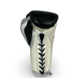 Bayoneta Premium Multilayer Horse Hair Gloves - Black/ Metallic Silver/ Pearl White