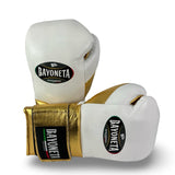 Guantes de pelo de caballo Bayoneta Premium PuLat - Blanco/ Metálico