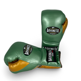 Bayoneta Premium Multilayer Horse Hair Gloves - Sage Green/ Caramel Gold
